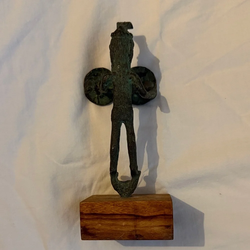 Ancient Warrior Sculpture - Picture 4 of 9